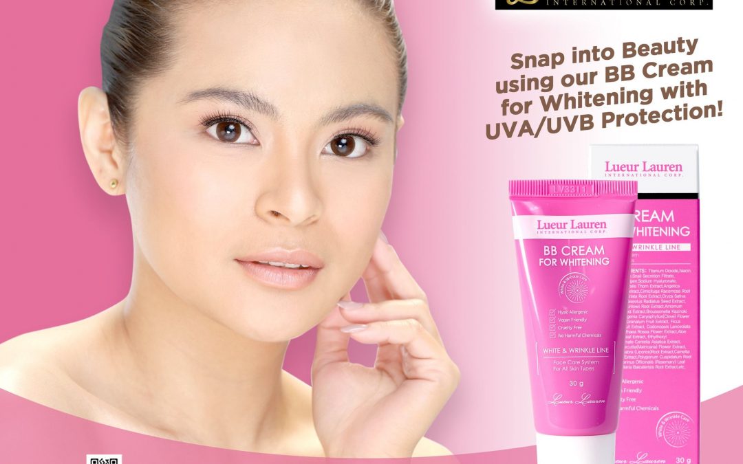 Experience Beauty in a Snap with our Lueur Lauren BB CREAM with UVA/UVB protection!