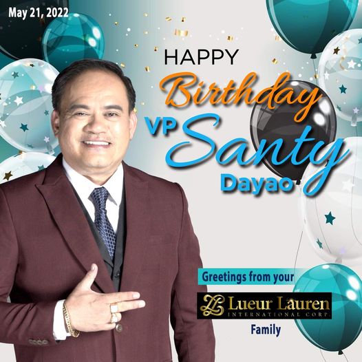 Happy Happy Birthday Mr. Sajiron Lusanto R. Dayao