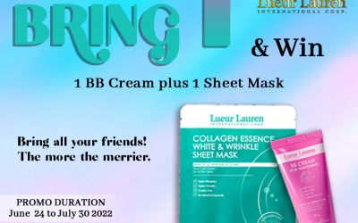 Introducing, our brand new “Each One, Bring One Promo & Get BB Cream + Sheet Mask!”