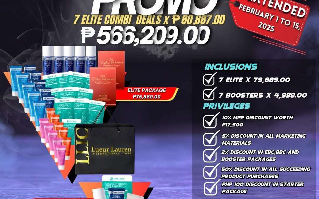 More time, more savings! Our Strategic Business District Owner (SBDO) promo is EXTENDED fromFebruary 1 to 15, 2025!