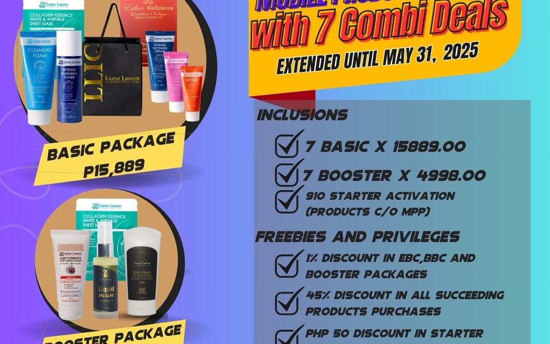 Yes, you heard it right! Our BIG PROMOS for Strategic Business District Owner (SBDO) Package and Mobile Product Provider (MPP) Package are sticking around until May 31, 2025!